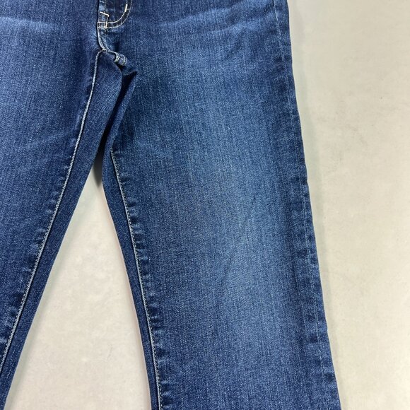 Edwin Jeans Women's 28x24* Pixie Crop 9" Mid Rise Skinny Blue Faded Denim Tag 27 - Picture 4 of 16